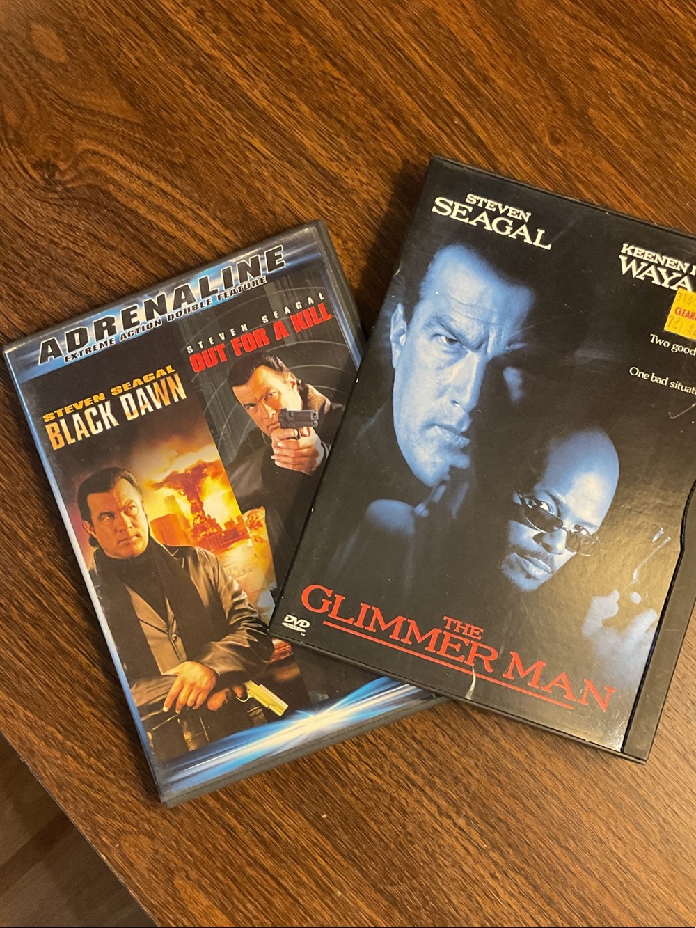 Extreme Action Black Dawn, Out For Kill, Glimmer Man Steven Segal, Keenan Wayans